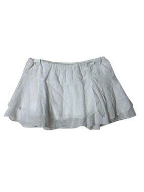 Urban Outfitters kimchi blue white tissue gauze micro mini skirt skort S
